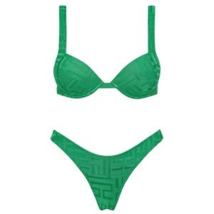 Triangl Swimwear Green Bikini